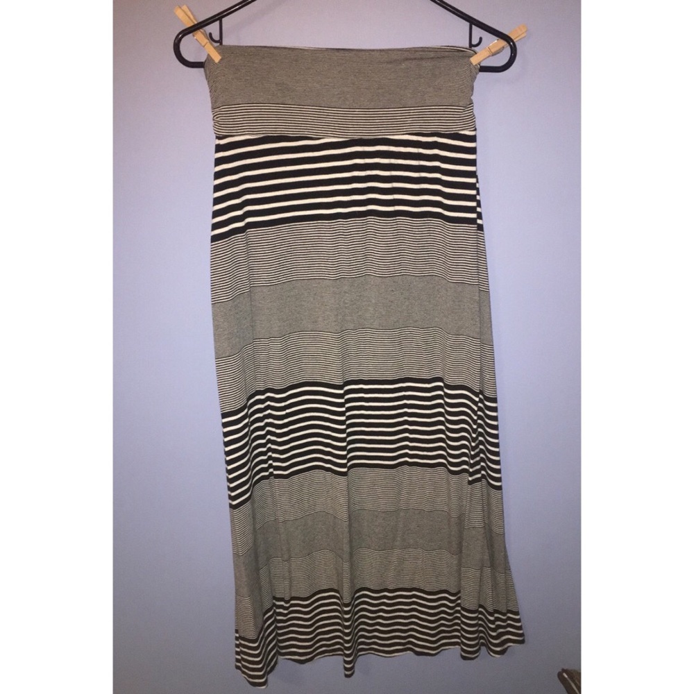 Merona Assorted Stripes Maxi Skirt
